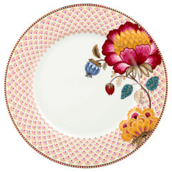 PiP Studio Fantasy Side Plate, White, Dia.26.5cm